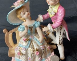 Vintage Lenwile Ardalt Porcelain Courting Couple