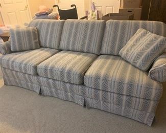 2110-7 $550  Thomasville Sofa - Like New.  Attached back cushions.  Clean, pet and smoke free home.  80w 32d 32h back, 21d 18h seat
