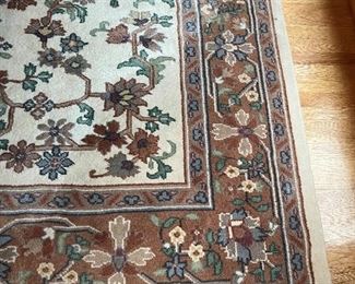 Large wool area rug