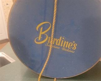 An old Burdines, hat box