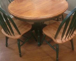 Nook table and four chairs