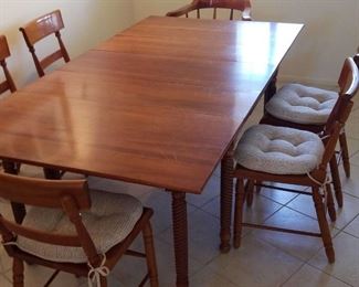 Vintage Krauss Dining Table Chairs  Amana, Iowa