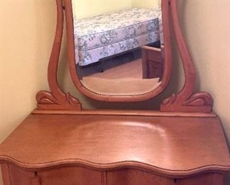 Antique Dresser With Vanity