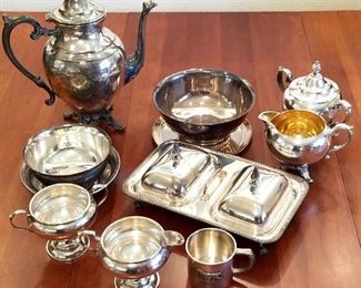 Sterling And Silverplate Serving Ware