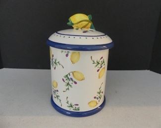 Winterthur Museum by Enesco "Lemons" Cookie Jar/Canister