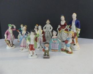 Vintage "Made in Occupied Japan" Porcelain Figurines - 12 in All