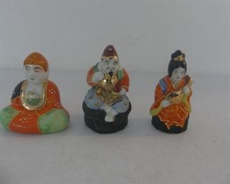 Vintage Set of 3 Moriage Figurines