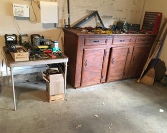 Garage items  hand and power tools