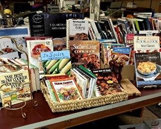 Much cookbooks and magazines