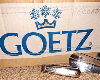 Much St. Joseph collectibles. Goetz box and can opener