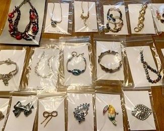Much costume jewelry!!