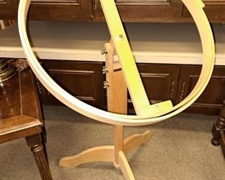 Hinterberg Design wood adjustable quilting hoop w/ floor stand