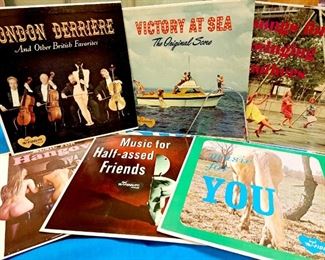 Nostalgic 1960's gag gift album covers w/ insert 