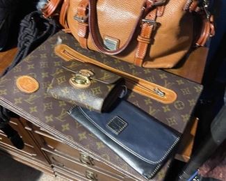 Louis Vuitton wallet and document carrier