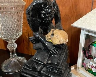 Weird Ape Statue