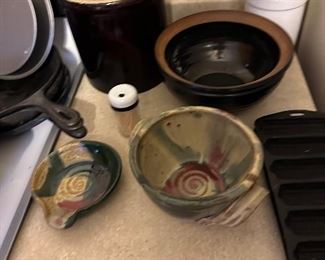 crocks , and handsigned pottery
