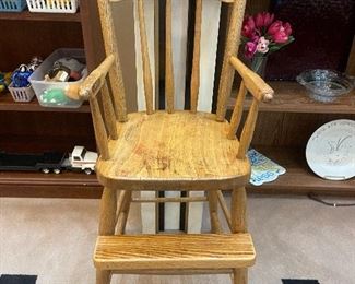 vintage high chair