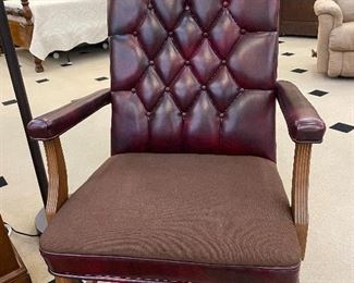 Leather office chair!