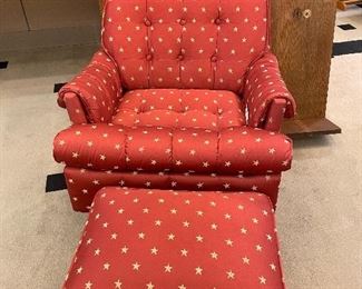 chair and ottoman