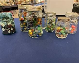 LOTS of vintage marbles