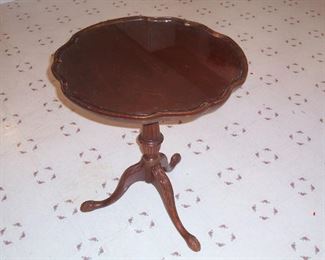 antique candlestick table