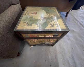 Vintage Asian Side Table