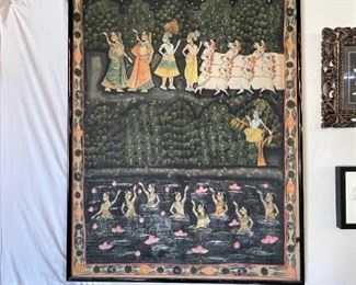 Indian Silk Tapestry