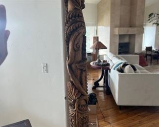  hand carved ...Polynesian totem pole