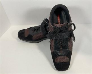 Mens Prada Sport Suede Shoes - Size 9