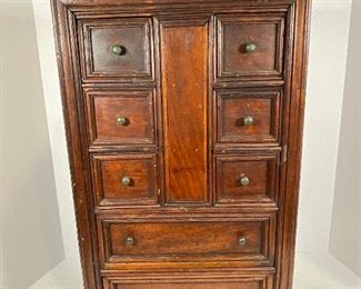 Small Antique Wood Cabinet