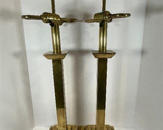 Hart & Assoc Brass Table Lamps