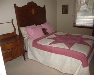 bedroom / hand quilted