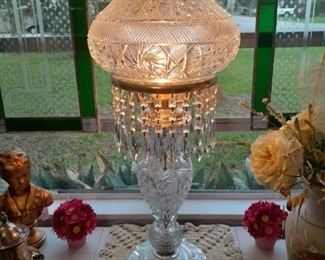 SOLD  American Brilliance  Lamp . 