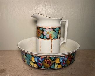 Wash bowl and pitcher