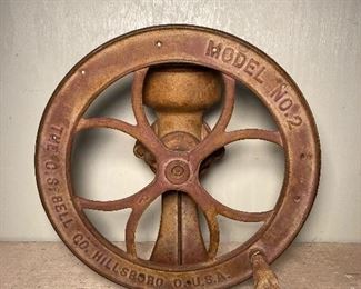 Cast iron coffee grinder