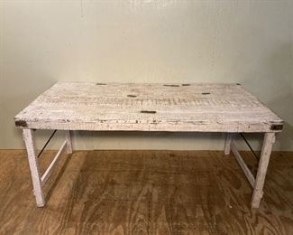 Amish folding harvest table