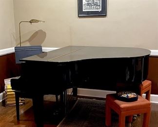 Yamaha Gloss Black Baby Grand Piano - a GH1 from 1991 made in Japan for the American market. Absolutely pristine, maintained and tuned by a concert pianist