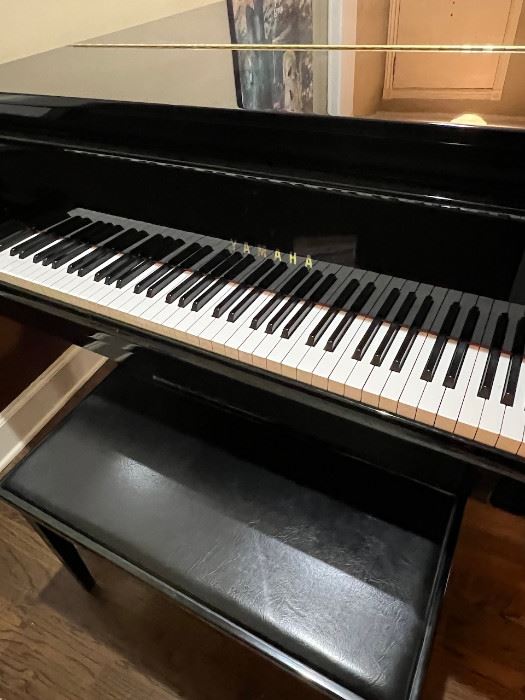 Yamaha Gloss Black Baby Grand Piano - a GH1 from 1991 made in Japan for the American market. Absolutely pristine, maintained and tuned by a concert pianist