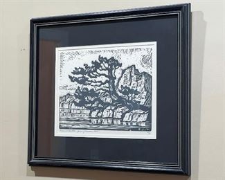 Birger Sandzen lithograph