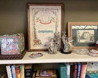 Chinese and French and Italian porcelain, Swedish decor