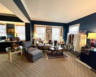 Furniture, linens, decor, rugs and lots of fun doodads