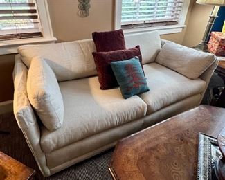 Contemporary Loveseat / Sofa in neutral tones