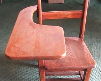 SMALL child's wooden school desk