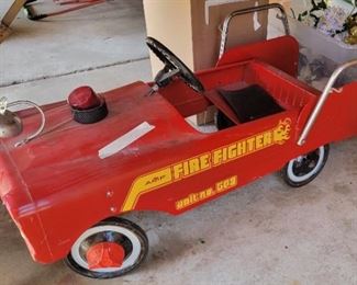 Vintage AMF Fire Fighter Pedal car