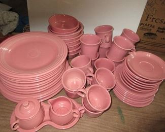 vintage Rose Fiesta ware
