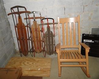 Vintage Sleds, Rocking Chair