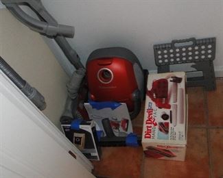 Vacuums electrolux canister, Eureka, Dirt Devil