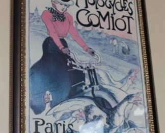Motocycles Comiot Art Poster