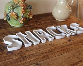 Snacks Ceramic Dish Set