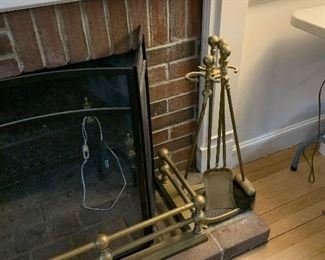 Fireplace tools , fender